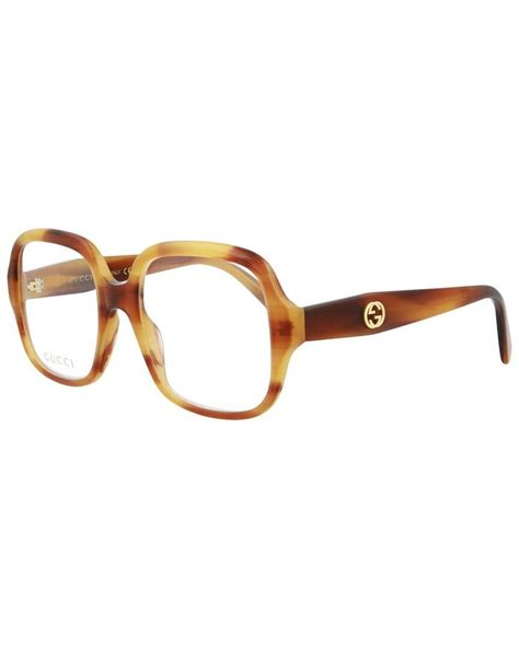 gucci 53mm brow bridge optical frames|Gucci 53MM Clubmaster Optical Glasses on SALE .